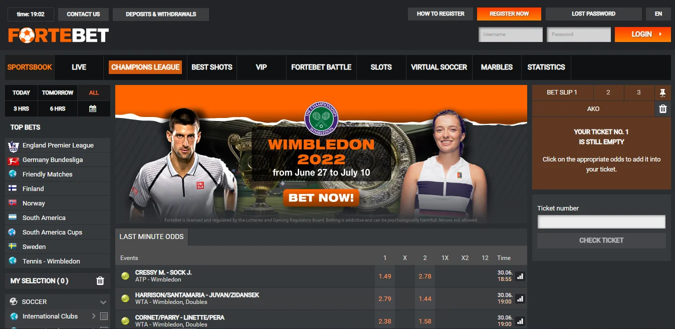 ForteBet Bildschirmfoto 3