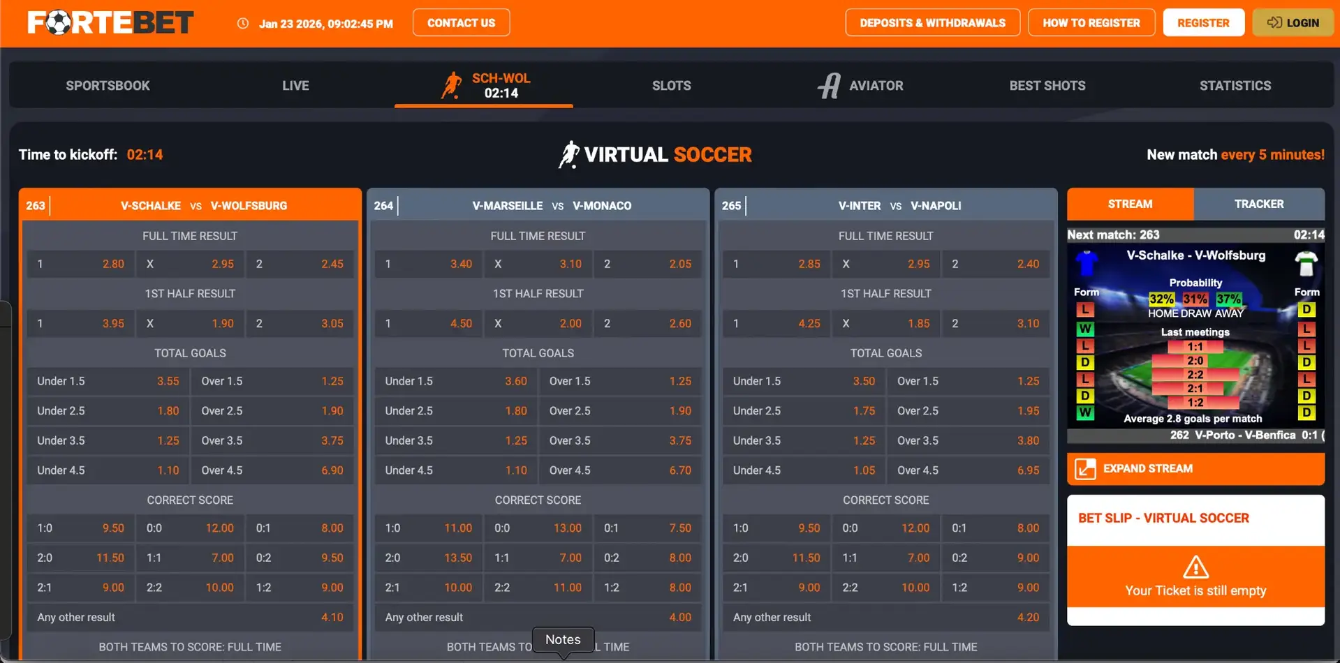 ForteBet screenshot 1