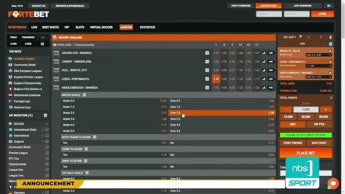 ForteBet Screenshot 2